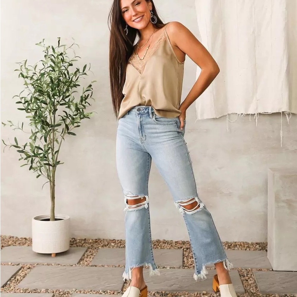 Happi Cropped Flare Stretch Jean from Buckle